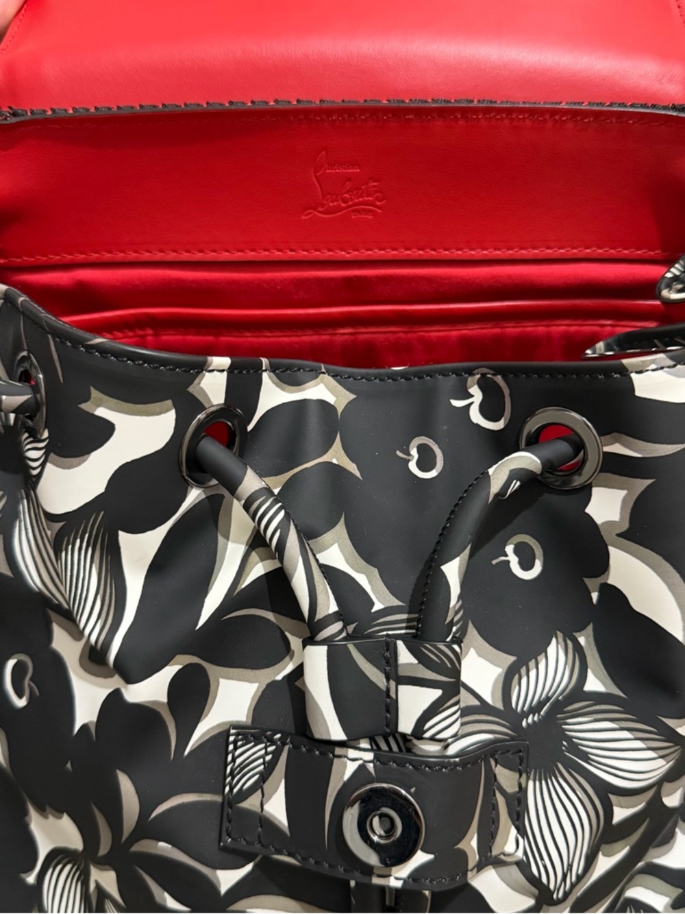 Christian Louboutin Explorafunk S Calf Gommato Petunia Black/White - Picture 12 of 13